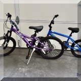 L13. Diamondback Tess20 and Mini Viper kids' bikes. 